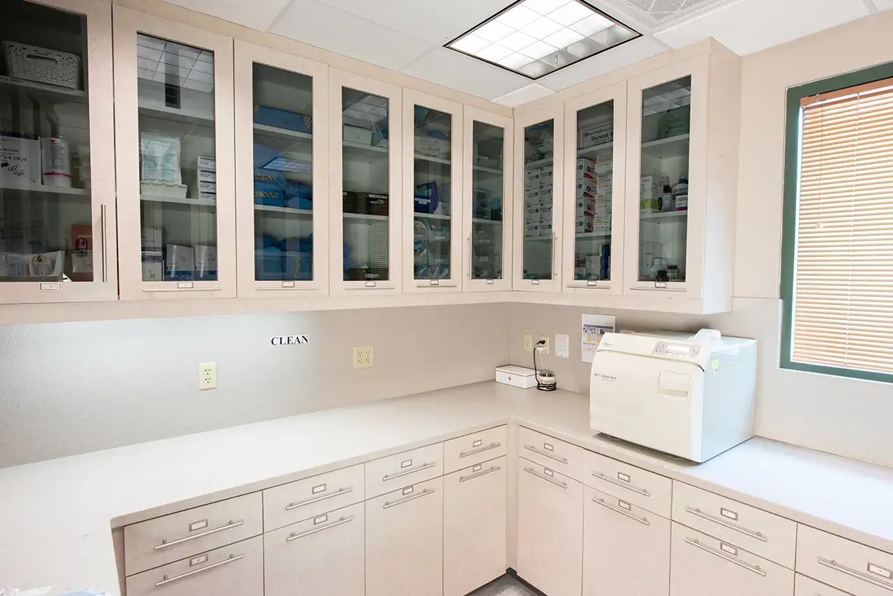 equipment room at The Pogue Center in Scottsdale, AZ