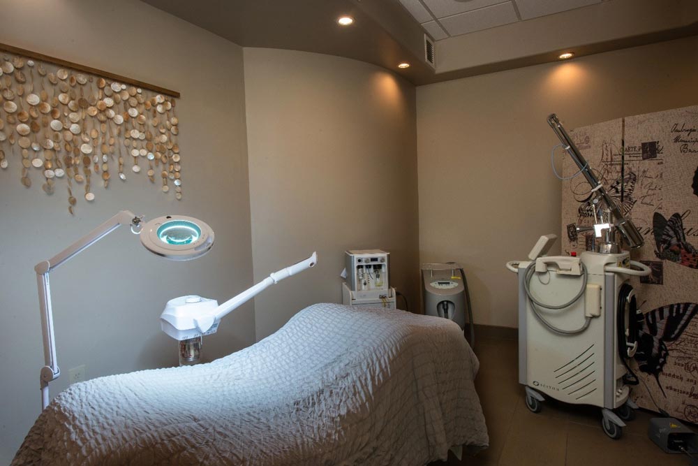 Medspa treatment room at The Pogue Center in Scottsdale, AZ